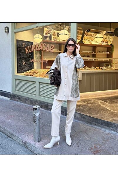 PREMİER VİE Patterned Double Set - Tunic & Trousers, Stylish and Comfortable