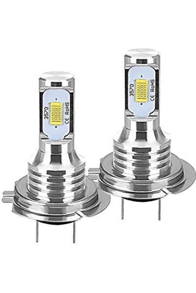 XL Set 2 becuri LED AUTO H7 3570 de ceata putere 80W 4000 lumeni temperatura ...