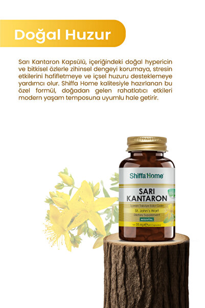 Shiffa Home St. John's Wort Sarı Kantaron 60 Kapsül