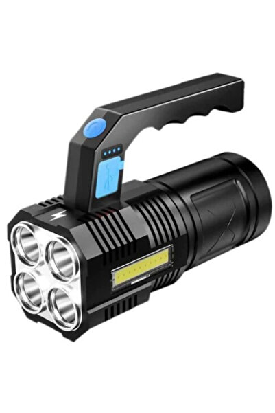 OEM Lanterna de mana F-907 cu 4 LED si COB lateral