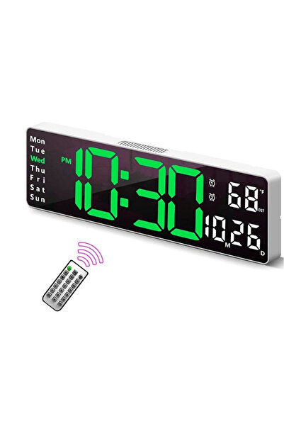 China Ceas LED cu afisaj mare 5526 data temperatura telecomanda