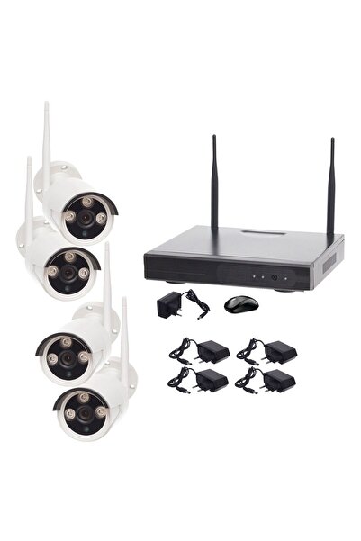 OEM WIFI Surveillance Kit 4 Cameras Outdoor HD 720P WIRELESS