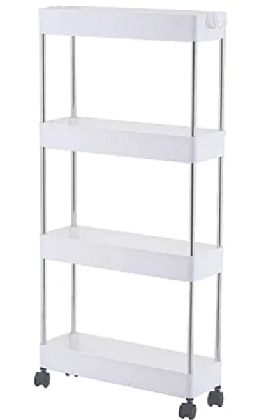 MANDU Organizator tip carucior multifuncional cu 4 rafturi Alb MD