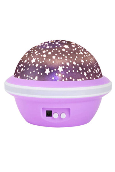 OEM Lampă de noapte rotativă cu proiecție de stele și lună, model planetar ROZ
