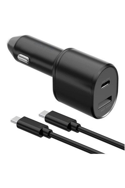 PRİZE Incarcator auto dublu super rapid (45W+15W)