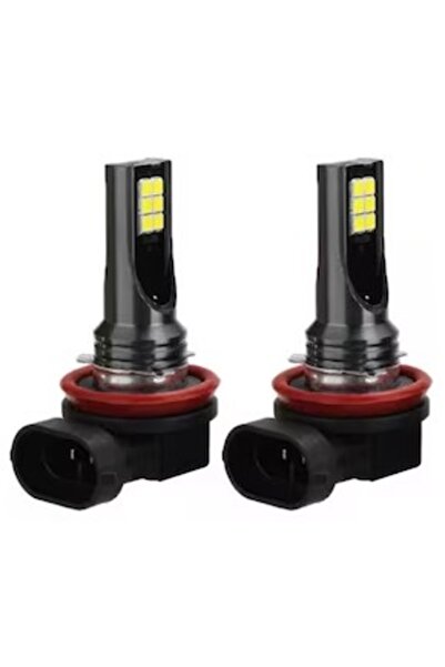 Ruan Set 2 becuri auto H11/H8 12 LED putere 80W temperatura 6000K