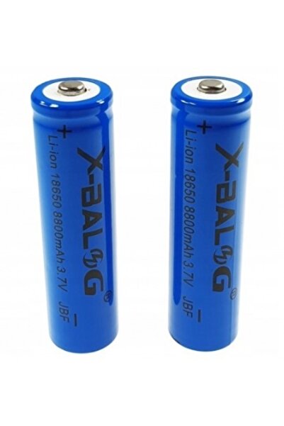 XL Set of 2 8800 mAH 3.7 V Li-ion 18650 batteries