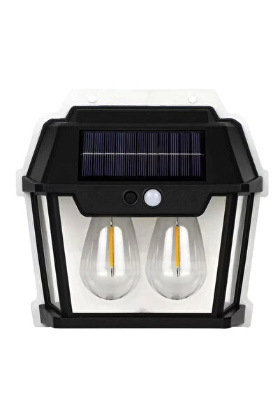 Mihai Lampa Solara de Perete Q D1522 Cu 2 becuri LED pentru exterior cu senzo...