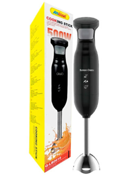 Mihai Blender de mana cu imersie de 500 W design ergonomic multifuncțional Q ...