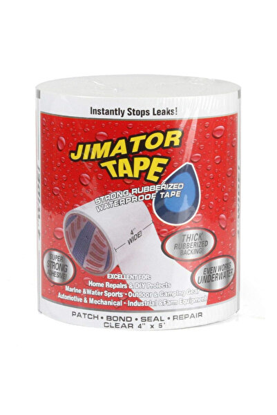Jack Banda Super Adeziva Reparatoare JIMATOR TAPE 4" x 5' ALBA