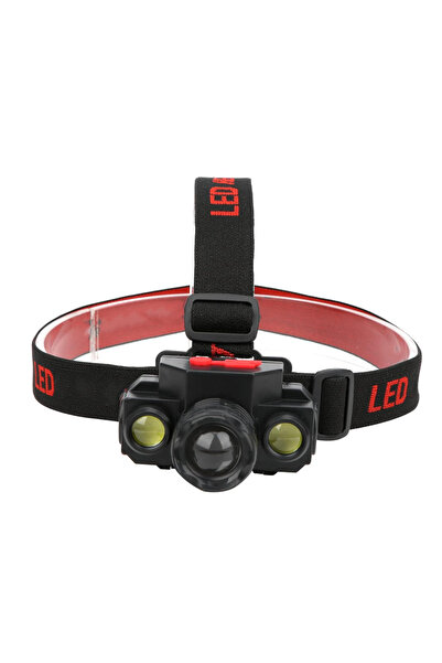 BASHAR Lanterna de cap KX 1805 cu 3 faze iluminare 180 lm incarcare USB