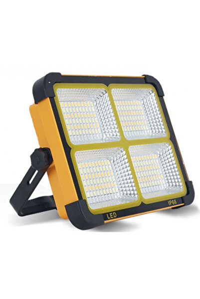 HA Portable Solar Floodlight 200W with 288 LED BLACK-ORANGE