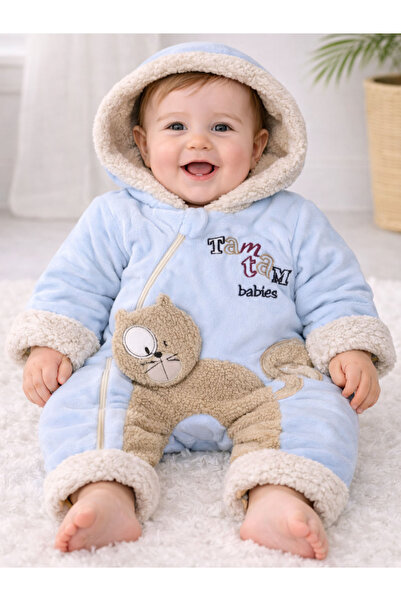 Nehad Bebe Erkek Bebek Welsoft Tulum Kedi Aksesuarlı