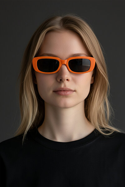 De Valentini Stylish Orange Women's Sunglasses