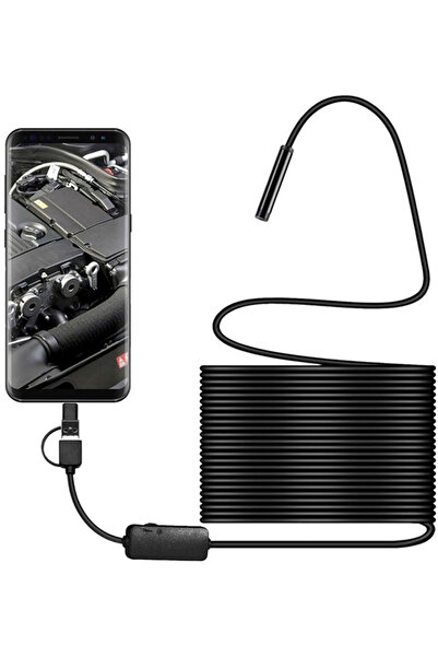 OEM Camera Inspectie Endoscop 5 Metri Android Waterproof Universala Slim pent...