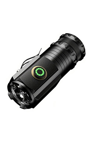 OEM 1500LM Rechargeable Action Flashlight with Magnet GREEN box