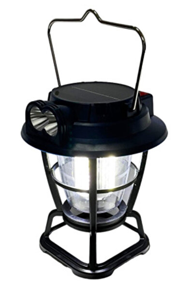 BASHAR Lampa pentru camping HB 9588W cu panou solar