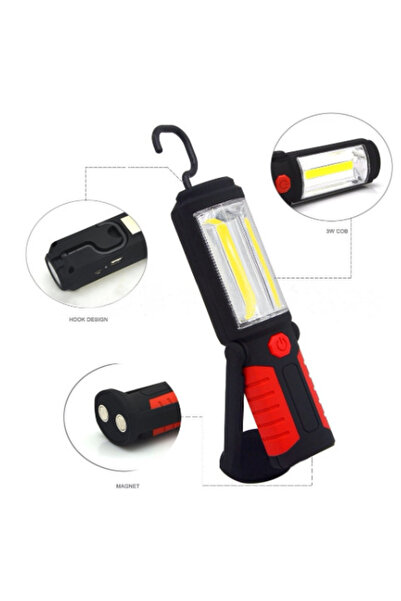 Andu Lampa de lucru 3w COB LED cu prindere magnetica