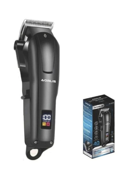 Mihai Masina de tuns profesionala cu acumulator AORLIS 50009 afisaj led 4 gra...