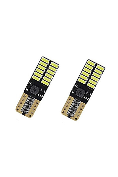 Ruan Set 2 Canbus T10 W5W Bec LED Instrumente Interior Culoare Alb