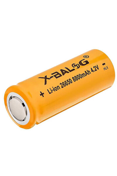 Alex Baterie reîncărcabilă X BALOG 26650 8800mAh Li-ion 4.2V GALBEN