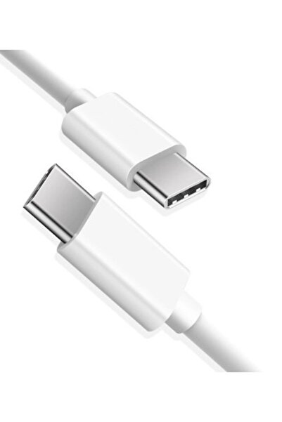 PRİZE Cablu Cauciuc Alb 2m USB tip C - USB tip C