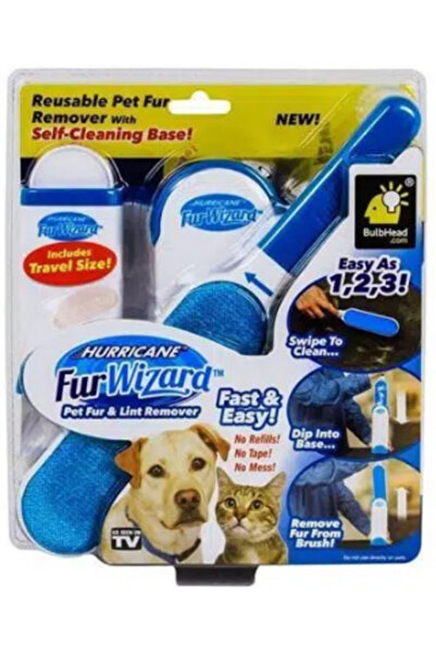 OEM Set 2 Perii FUR WIZZARD de scame pentru îndepartarea părului