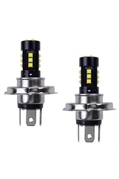 XL Set 2 Becuri auto H4 15 LED 160W 6000K 9600 lumeni