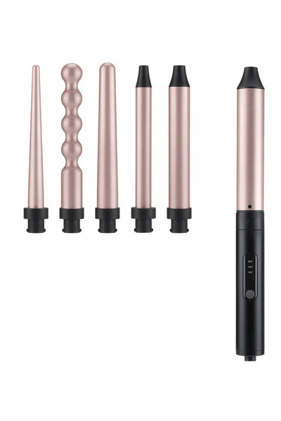 Amir Ondulator de par 7 in 1 cu 2 Trepte temperatura Potrivit pentru parul us...