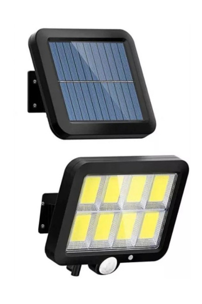 MİKİ Lampa solara LED 120COB F120 senzor de miscare cu 8 casete