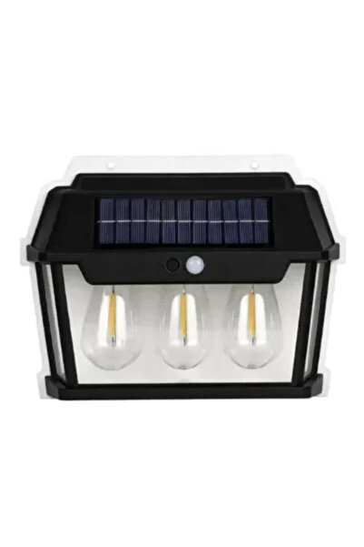 Mihai Lampa solara LED de perete cu 3 becuri Senzor de miscare Andowl Q D1640