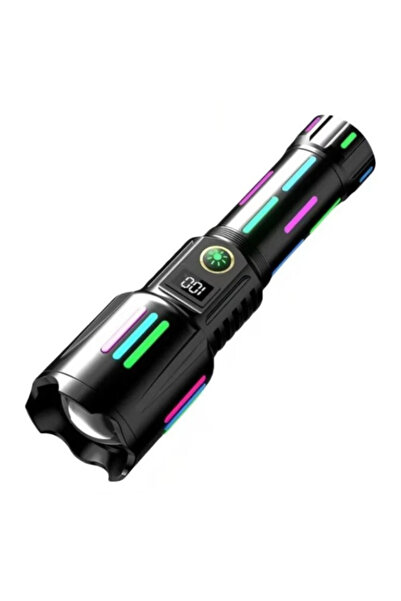 Mihai Επαγγελματικός τακτικός φακός 6500lm RL W515 φόρτισης τύπου C με μπαταρ...