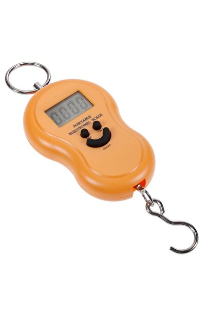 MANDU Cantar Portocaliu Digital cu Display LCD 50kg electronic