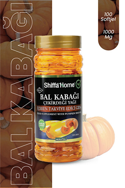 Shiffa Home Bal Kabağı Çekirdeği Yağı 100 Kapsül 100 mg