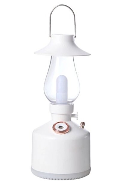 China Mini umidificator ALB cu lampa vintage si schimbare de culoare