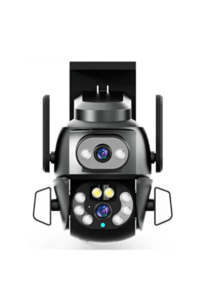 Mihai Camera de supraveghere Dubla PTZ 8MP 4K Q S800 cu Aplicatie GRI