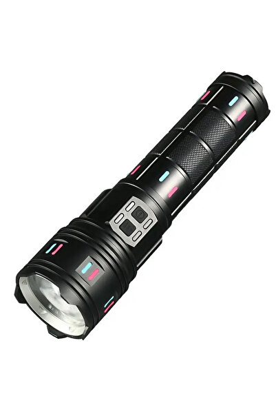 XL Professional Flashlight AK177 Type C Charging 60W Power Charging Indicator...