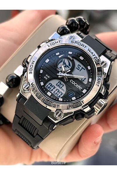 Cockpit العلامة التجارية، مناسبة للاستخدام البحري، مضيئة، مع ساعة إيقاف، ساعة...