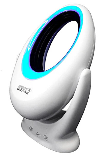 HA Ventilator digital cu lumina LED RGB USB 45W SMART SAFETY FAN