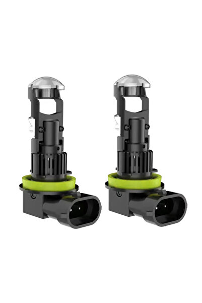 Ruan Set 2 Becuri auto LED K88 H11 canbus 280W/set cu lupa 28000lm