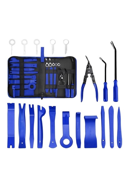 Andu Set husa 19 piese extractoare pentru radio tapiterie cleme auto