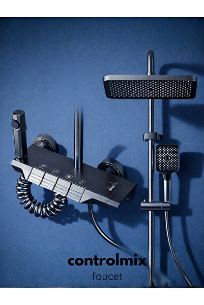 CONTROL MİX Piyano Duş Seti 5 Fonksiyonlu