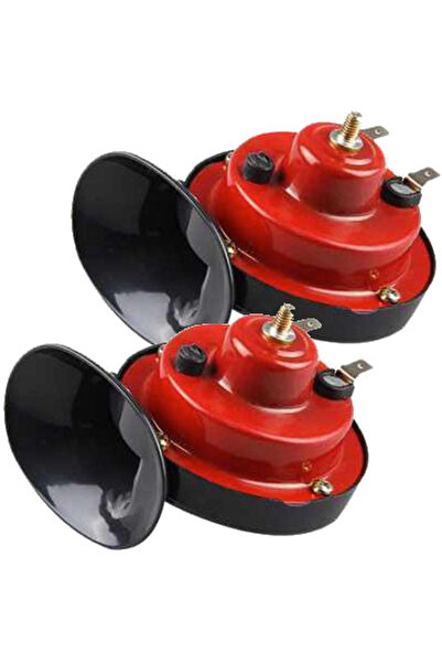 auto Set 2 X Claxon ROSU 12V universal