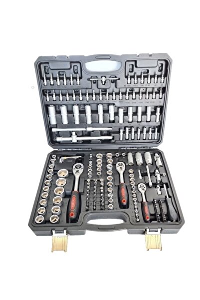 Andu Trusa 172 Piese cu Chei clicket, Biti si Tubulare, Crom-Vanadium