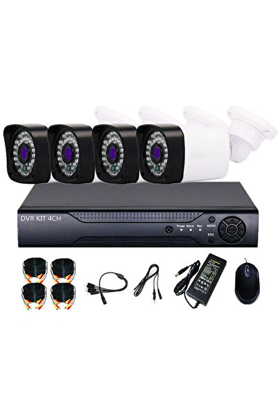 XL Sistem de supraveghere cu 8 camere exterior 1080P Kit AHD compresie video ...