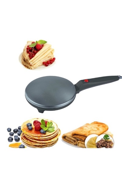 BASHAR Electric Pancake Pan with Black Cord