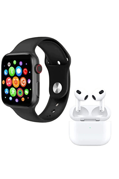 AHMED Set Ceas Smartwatch Inteligent si casti wireless BARBATI