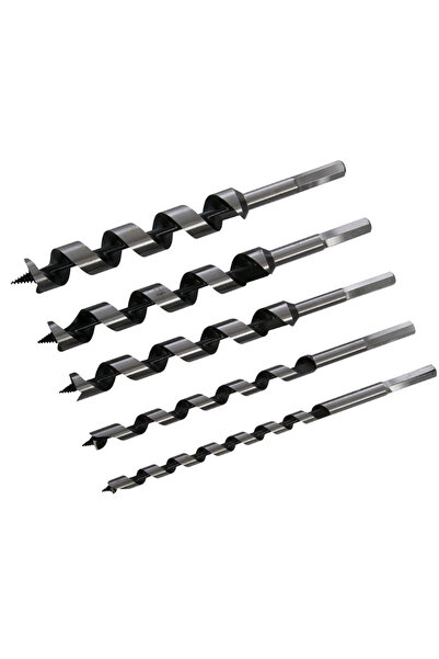 OEM Set 5 piese burghii tip melc 3/8 5/8 3/4 7/8 1