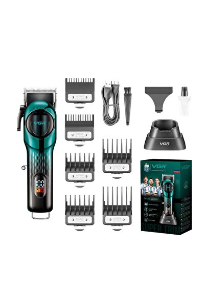 OEM Set aparat de tuns fara fir VGR V 166 2000mah 6 distantiere incarcare USB...