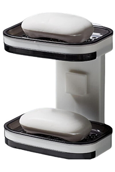 LILY Soap holder with drawer, fixed by gluing